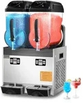 VEVOR kommerzielle Slush-Maschine 12 L x 2 Doppeltank Slush-Eismaschine Slushy