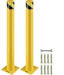 VEVOR 2 Stk. 107 cm Parkplatz-Sicherheitspoller Parkschrankenpfosten, 20 x 20 cm