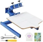VEVOR Siebdruckpresse T-Shirt Siebdruckmaschine 1 Farbe + 1 Station,...