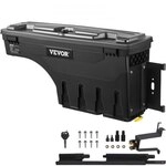 VEVOR Truck Bed Storage Box, abschlie&szlig;barer Deckel, Wasserdicht ABS Radkasten