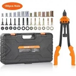 VEVOR Nietmutternzange-Set Blindnietmutternzange 410 mm, Nietenzange 13 S&auml;tze...