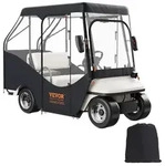 VEVOR Transparent Golfwagen Regenabdeckung 4-Personen-Golfwagenabdeckung 152 x...