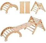 VEVOR Pikler-Dreieck-Set, 5-in-1-Kletterspielzeug f&uuml;r Kleinkinder,