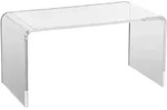 VEVOR Beistelltisch 813 x 401 x 414 mm, U-f&ouml;rmiger Acryltisch Beistelltisch,