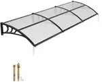 VEVOR Vordach f&uuml;r Haust&uuml;r 965x2975 mm, Pultbogenvordach, Pultvordach mit