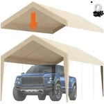 VEVOR Carport-Garagenzelt, 3 x 6 m, Garagendachzelt, wasserdicht und...