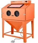 VEVOR Sandstrahlkabine 435 L, Sandstrahlger&auml;t mit 117 L Strahlmittelbeh&auml;lter,...