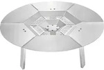 VEVOR W&auml;rmeverteiler f&uuml;r Feuerschale, &phi; 635x254 mm Lagerfeuer-Hitzeschutz...