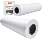 VEVOR Gro&szlig;formatpapier Plotterpapier 152,4 m x 61 cm 2 Rollen CAD-Bond-Rollen...