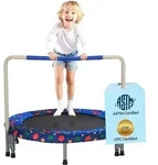 VEVOR Kindertrampolin Outdoor-Trampolin 91,44 cm faltbares Trampolin mit Griff,