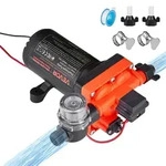 VEVOR Membranpumpe, 12 V DC, 18,9 L/min, selbstansaugende...