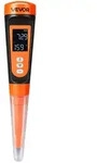 VEVOR pH-Meter f&uuml;r Lebensmittel, Messbereich 0&ndash;14, Wasserdichte Sonde (IP68),
