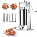 VEVOR Manueller Wurstf&uuml;ller 15 L, Vertikale Wurstf&uuml;llmaschine mit 2