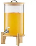 VEVOR Getr&auml;nkespender (1 x 8 L) f&uuml;r Partys Saftspender (aus Glas) mit...