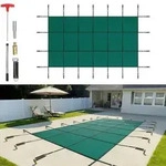 VEVOR Pool Abdeckplane, Passend f&uuml;r Rechteckige, Eingelassene Pools (4,3x7,9...