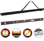 VEVOR Digitale Wasserwaage mit LCD-Display, 120 cm Richtwaage mit 3 Libellen