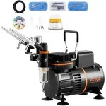 VEVOR Airbrush-Set, Luftkompressor mit Doppell&uuml;fter, professionelles