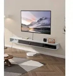 VEVOR TV Schrank h&auml;ngend Wandhalterung, Fernsehschrank mit Kabelloch,...