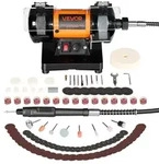 VEVOR Doppelschleifer 8300&ndash;10600 U/min Einstellbar, Doppelschleifmaschine mit
