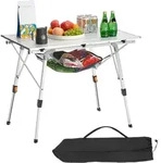 VEVOR Klapptisch Buffettisch tragbarer Allzwecktisch 90 cm, rechteckiger