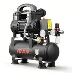 VEVOR 0,75 KW Druckluftkompressor, &Ouml;lfreier Kompressor mit 6 L Lufttank,