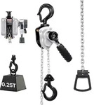 VEVOR Mini Hebelzug, 1/4T Kapazit&auml;t, Handkettenzug, 3 m Hub,