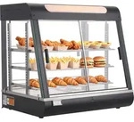 VEVOR 3-st&ouml;ckige W&auml;rmetheke 100 L, Warmhaltevitrine 1200 W, Warmhaltetheke 30&ndash;85