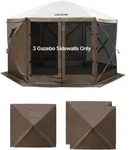 VEVOR 3x Seitenw&auml;nde f&uuml;r Pavillon Seitenteile, 1,73 x 1,48 m, Wasserfeste