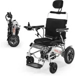VEVOR Rollstuhl Elektrisch Faltbar, 21 km Reichweite, medizinischer Roller bis...