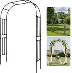 VEVOR Gartenbogen, 2400x1500x400 mm Rosenbogen, Rankhilfe, Kletterhilfe,...