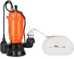 VEVOR 1500W Tauchpumpe, 22800l/h, Gusseisen-Schwutzwasserpumpe mit automatischem