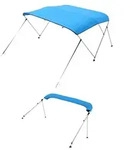 VEVOR Bimini Top Bootsabdeckung Sonnenverdeck (3 B&ouml;gen) aus 600D Polyester mit
