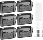 VEVOR 6 Pack Wand Zeitungshalter, Einzelfach wandmontierter Organizer