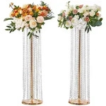 VEVOR 2er-Set Blumenhocker 20x20x90cm Blumenst&auml;nder Eisen Beistelltisch Modern