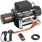 VEVOR Elektrische Seilwinde, 5400 kg, 12 V DC Elektrowinde mit 24 m Stahlseil,