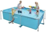 VEVOR Frame Pool, Aufstellpool, 3000x2000x762 mm, Stahlrahmen Schwimmbecken,
