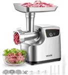 VEVOR Fleischwolf, 2,3 kg/min Kapazit&auml;t, Elektrischer Fleischwolf #8 mit 3