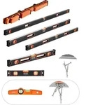 VEVOR 6-teiliges Wasserwaagen-Set, 200/120/80/60/40/25 cm...