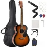 VEVOR Dreadnought Akustik Gitarre 40 in / 1016 mm Anf&auml;ngerpaket Erwachsene...