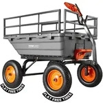VEVOR Gartenwagen 680 kg, Transportwagen mit Kippfunktion, Handwagen mit