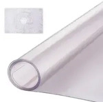 VEVOR Kunststoff-Tischdecke, 61 x 121,9 cm, 1,5 mm dick, mattierter Tischschutz,