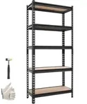 VEVOR Schwerlastregal 720x309x1520mm, 907,2kg Belastbares Lagerregal mit Stahlgestell