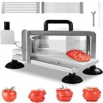 VEVOR Kommerzieller Tomatenschneider, 1/4"+3/8"+3/16" Tomatenschneider,