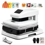 VEVOR automatische Hitzepresse (38 x 38 cm) T-Shirt-Presse mit automatischer Freigabe