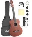 VEVOR Konzertgitarre, 900 mm, Klassikgitarren-Starterset f&uuml;r Anf&auml;nger, mit