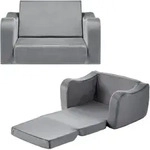 VEVOR Kindersofa Kindersessel aus 28D-Schwamm & kurzem Flor mit Armlehnen, waschbares