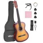 VEVOR Konzertgitarre, 960 mm, Holz-Klassikgitarren-Starter-Set f&uuml;r Anf&auml;nger, mit