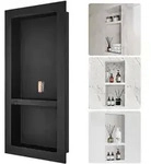 VEVOR Wandnische 10x40,64x81,28cm Duschnische Nische Befliesbar Doppellagig