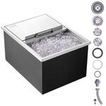 VEVOR 55,23 L Drop-in-Eisbox, 608 x 457 x 333 mm Edelstahl-Eisk&uuml;hler, Kommerzieller