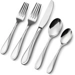 VEVOR 30-teiliges Besteckset aus lebensmittelechtem Edelstahl,...